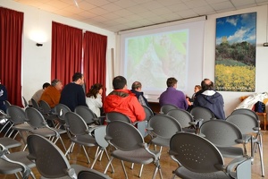 Seminario sulla peronospora curato dall'agronoma dott. Silvia Dellepiane tenutosi prima sell'assemblea (Fotografia di Davide Camera)